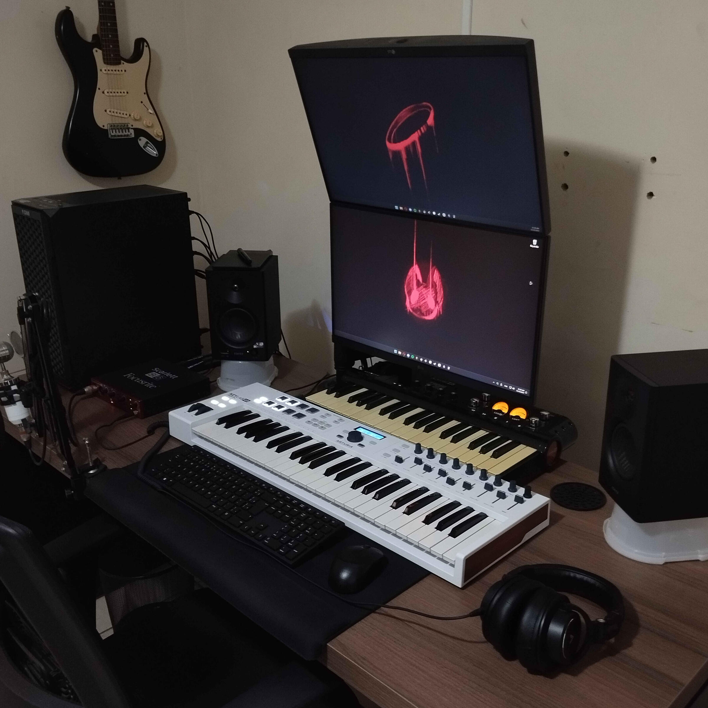 Foto do meu atual home studio