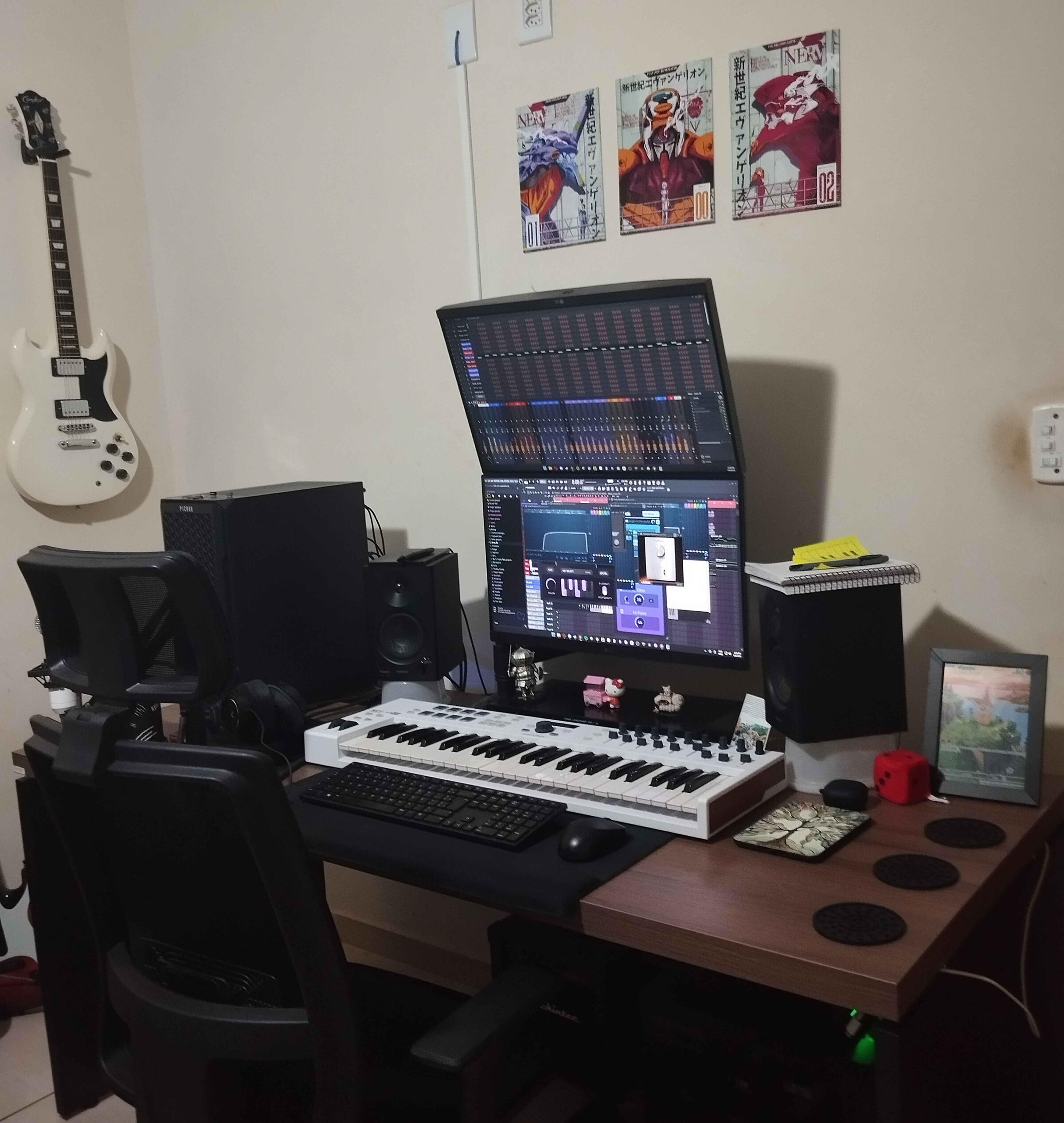 Foto do meu atual home studio